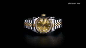Pre-Owned Rolex Datejust Womens 26mm Automatic Stainless Steel and 18kt Yellow Gold Watch
