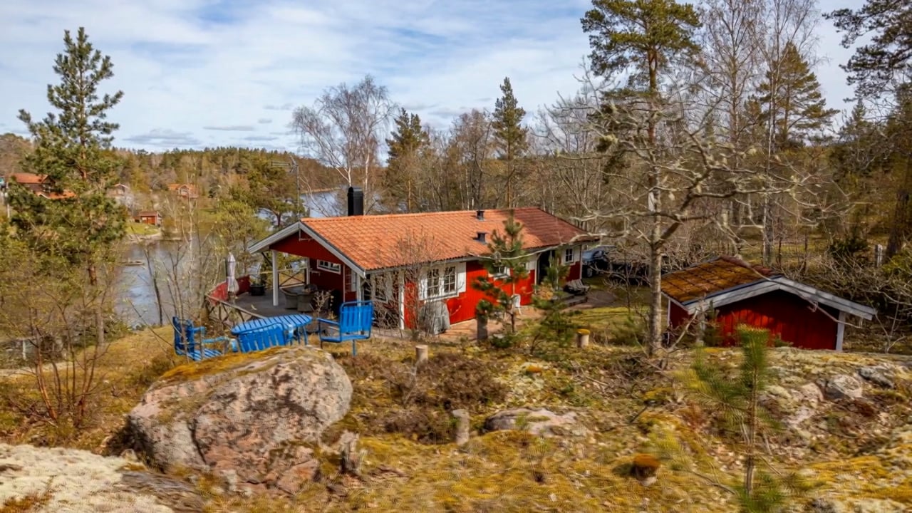 4 rum Fritidshus på Vagnsunda skolväg 2 Stockholms skärgård Norrtälje kommun - video