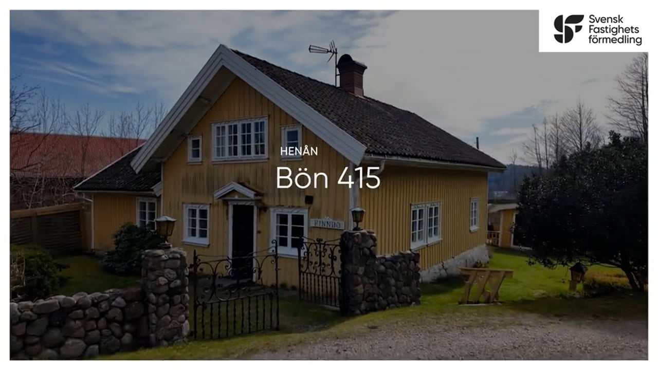 5 rum Villa på Bön 415 Henån Orust kommun - video