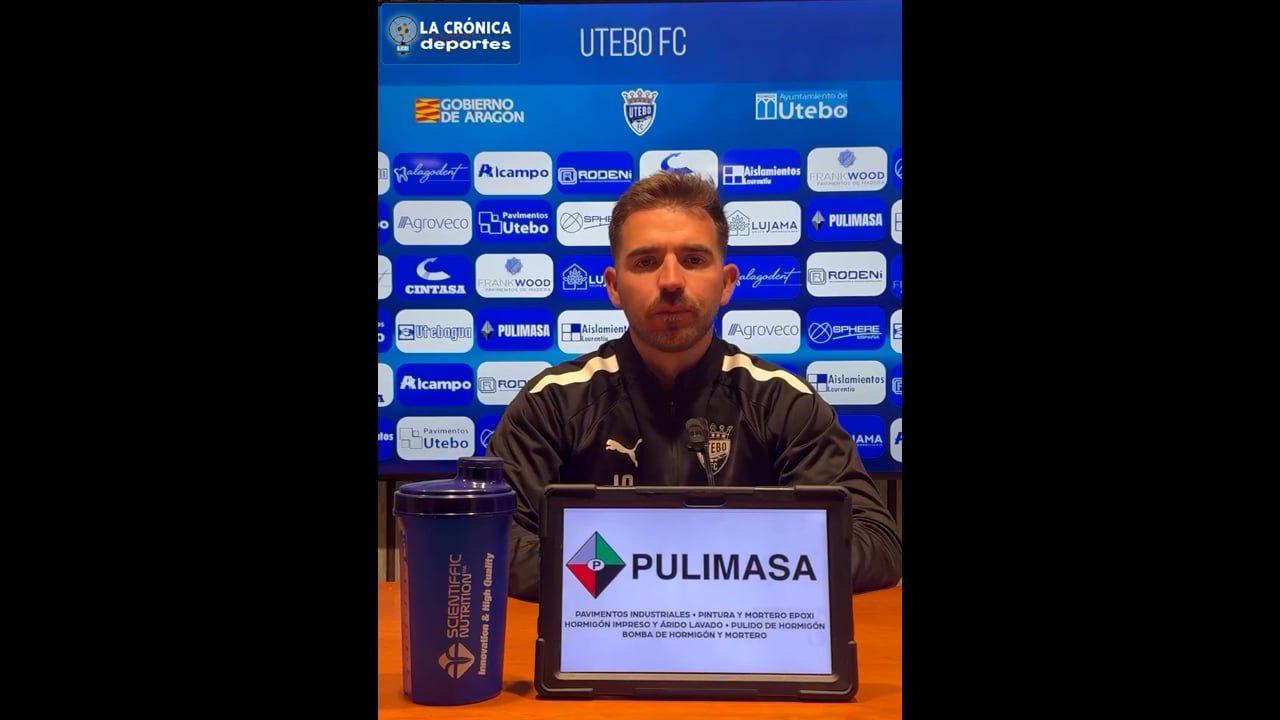 LA PREVIA / Sestao River - Utebo FC / JUAN CASAJÚS (Entrenador Utebo) Jor. 34 - Segunda Rfef Gr. 2 / Fuente: Facebook Utebo FC