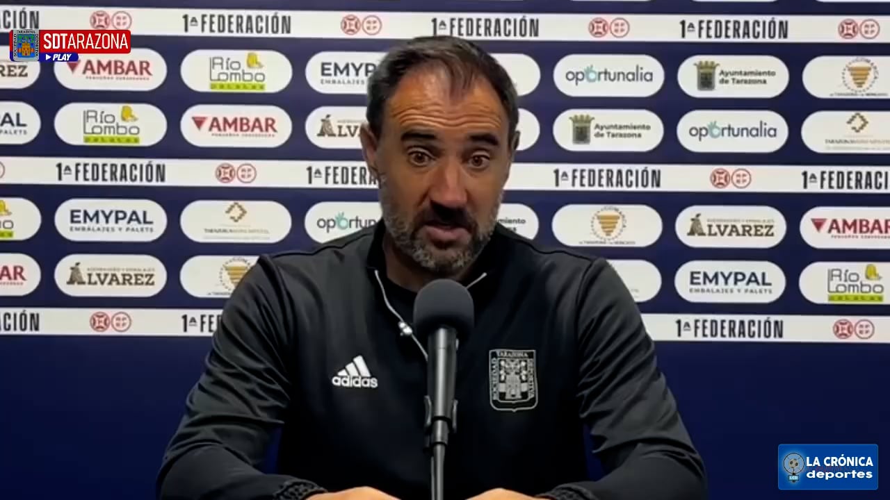 LA PREVIA / CD Teruel - SD Tarazona / JUANMA BARRERO (Entrenador Tarazona) J35 - 1ª RFEF G2 / Fuente: SD Tarazona 