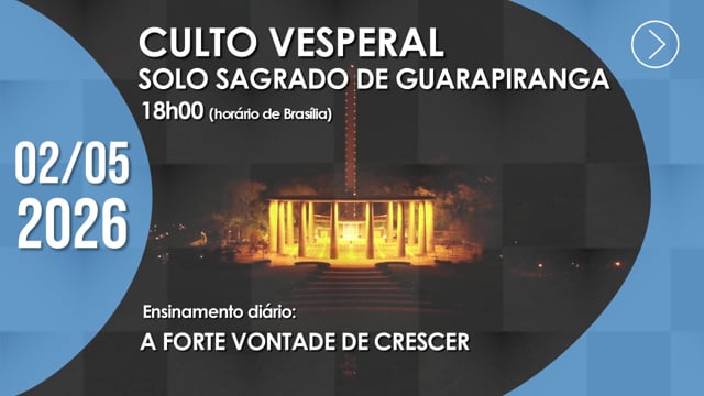 Capa do vídeo “Culto Vesperal | Solo Sagrado de Guarapiranga - 02/05/2026”