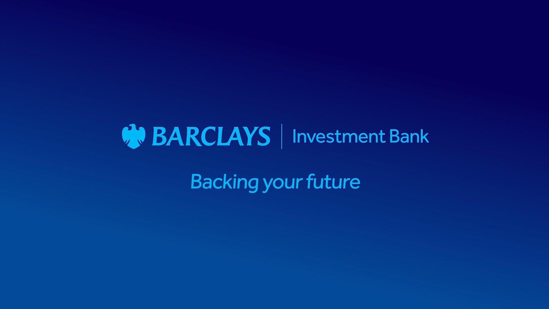 Barclays Flightpath "Backing Your Future"