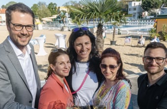 Strandbad Baden startete ins Jubiläumsjahr mit großem Auftaktevent