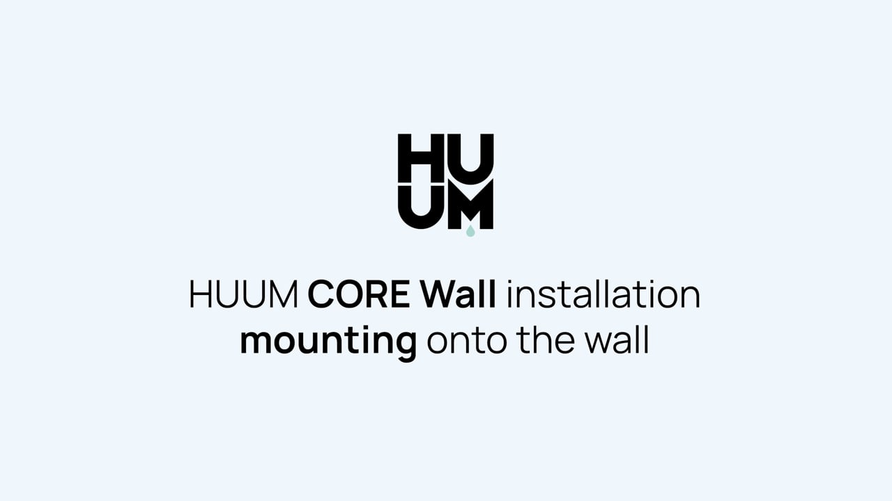CORE Wall - mounting onto the wall