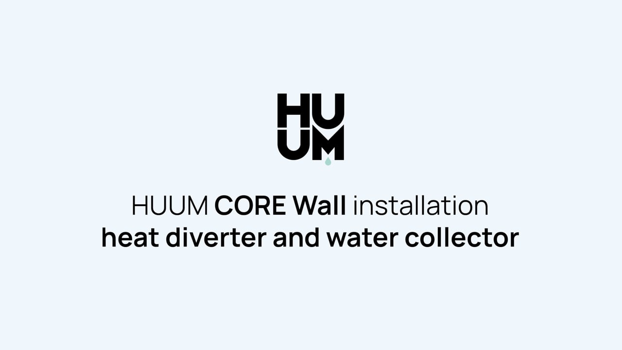 CORE Wall - heat diverter and water collector