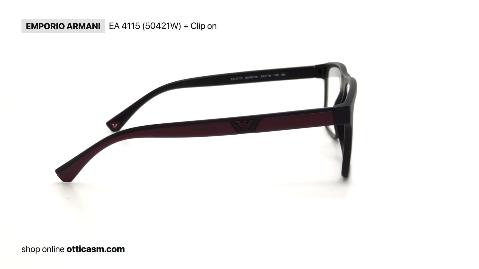 Emporio Armani EA 4115 (50421W) + Clip on