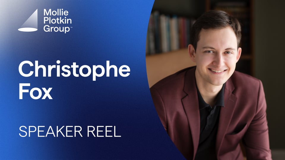 Christophe Fox's Speaker Reel video thumbnail