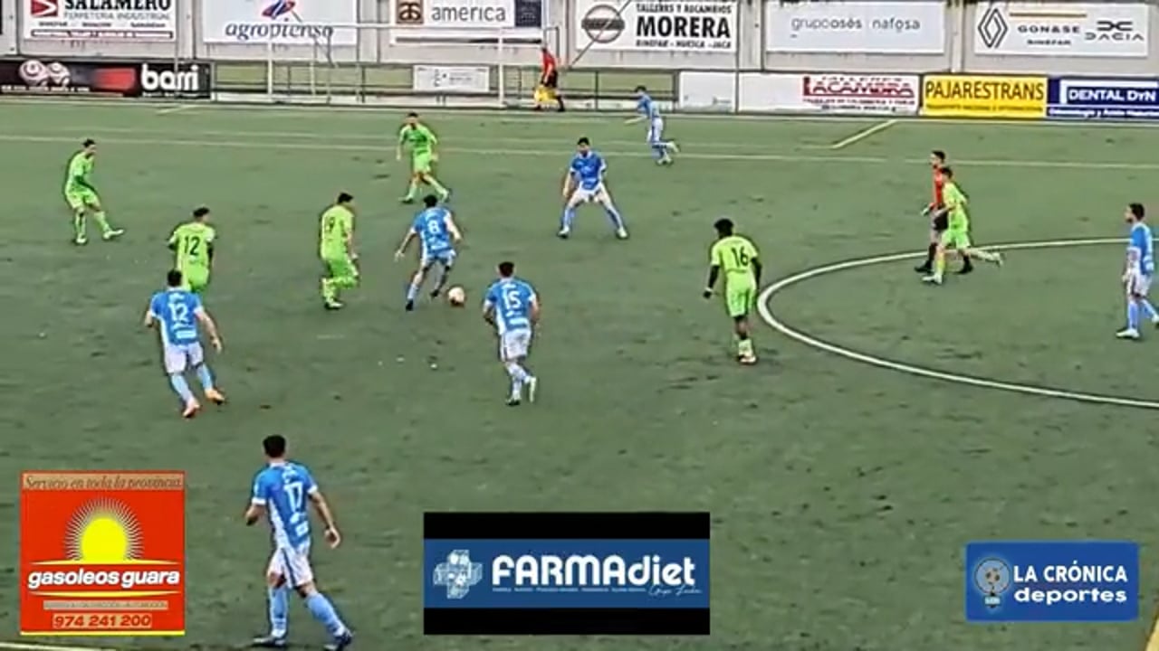 (RESUMEN Y GOLES) CD Binéfar 5-0 CD Utrillas / Jor. 33- Tercera RFEF