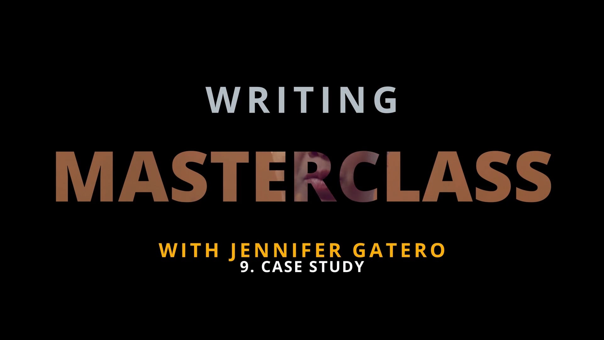 Jennifer Gatero Writing Masterclass thumbnail