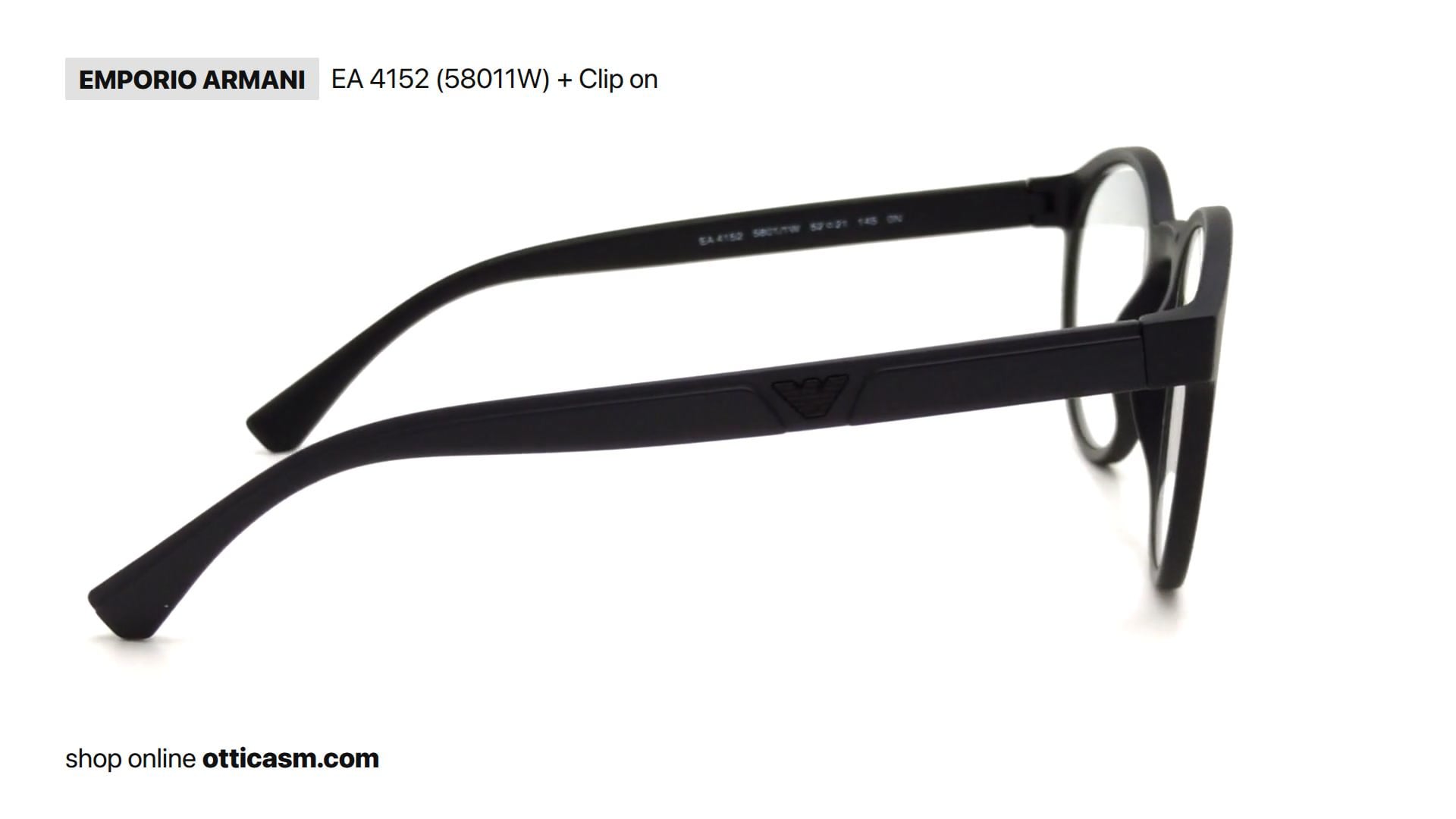 Emporio Armani EA 4152 (58011W) + Clip on