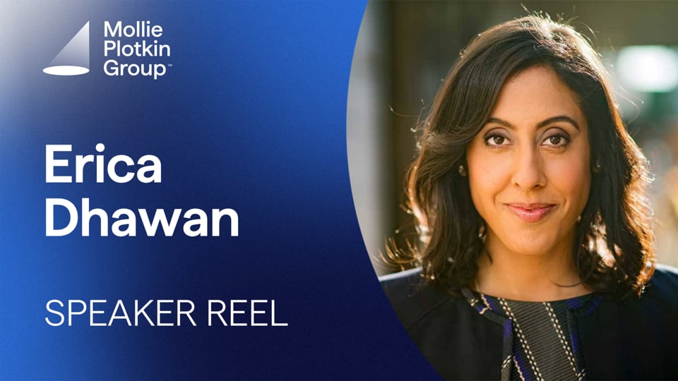 Erica Dhawan's Speaker Reel video thumbnail