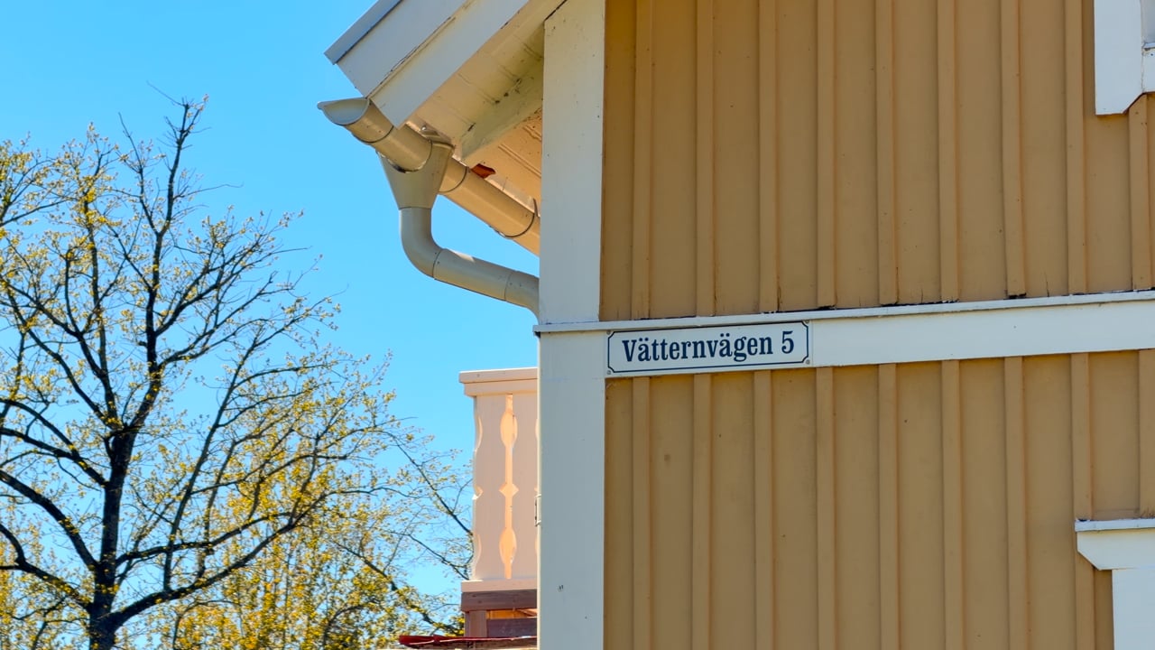 5 rum Villa på Vätternvägen 5 Centrum Karlsborgs kommun - video