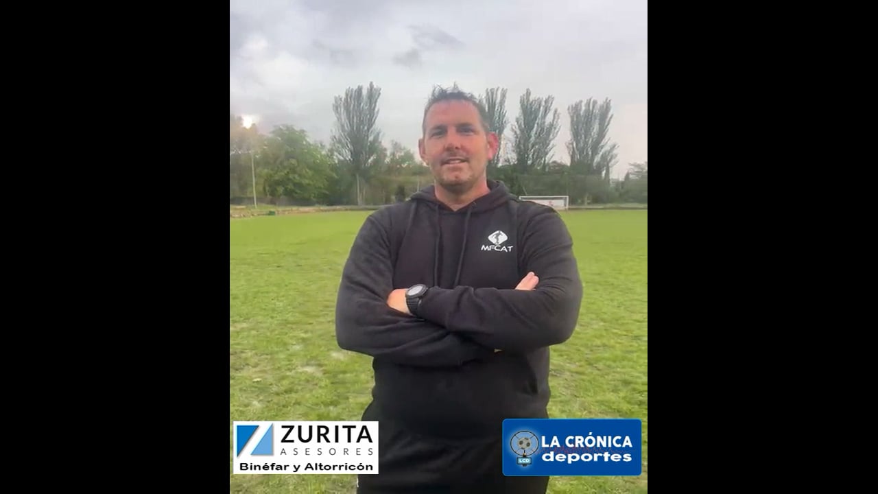 ORIOL GAYAC (Entrenador Altorricón) CD Gallur 2-2 CD Altorricón / Jor. 30/ Preferente / Gr 1 / Fuente: CD Altorricón
