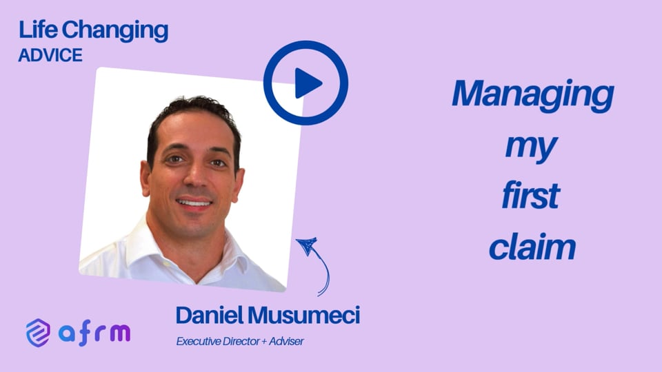 Daniel Musumeci's First Claim