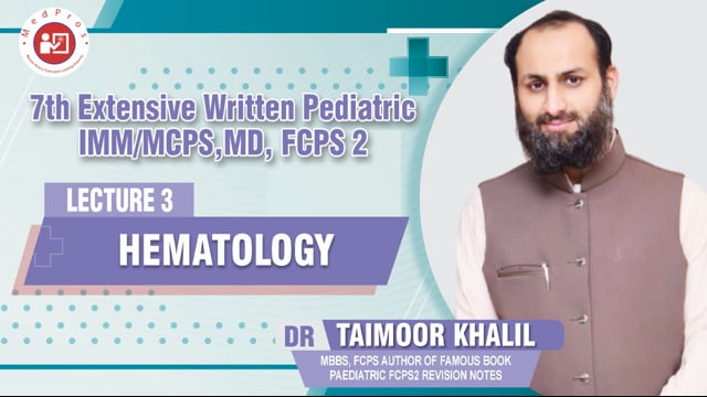 Hematology || Pancytopenias & Coagulation defects || Lecture-3 || Dr Taimoor Khalil