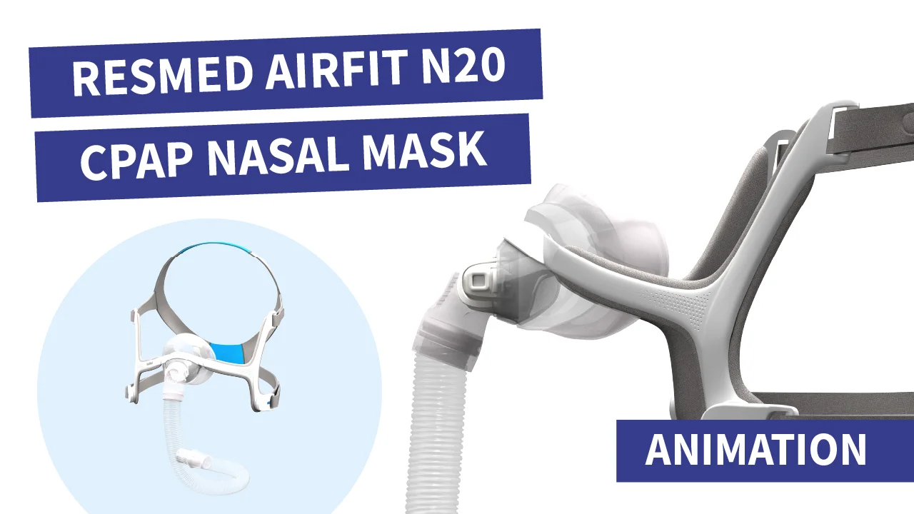 ResMed AirFit N20 CPAP Nasal Mask – Animation | Videos & Movies on Vimeo