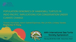 POPULATION GENOMICS OF HAWKSBILL TURTLES IN INDO-PACIFIC: IMPLICATIONS FOR CONSERVATION UNDER CLIMATE CHANGE