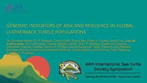 GENOMIC INDICATORS OF RISK AND RESILIENCE IN GLOBAL LEATHERBACK TURTLE POPULATIONS