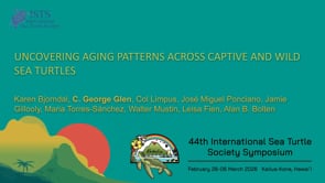 UNCOVERING AGING PATTERNS ACROSS CAPTIVE AND WILD SEA TURTLES