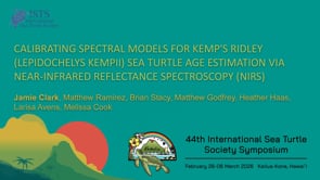 CALIBRATING SPECTRAL MODELS FOR KEMP'S RIDLEY (LEPIDOCHELYS KEMPII) SEA TURTLE AGE ESTIMATION VIA NEAR-INFRARED REFLECTANCE SPECTROSCOPY (NIRS)