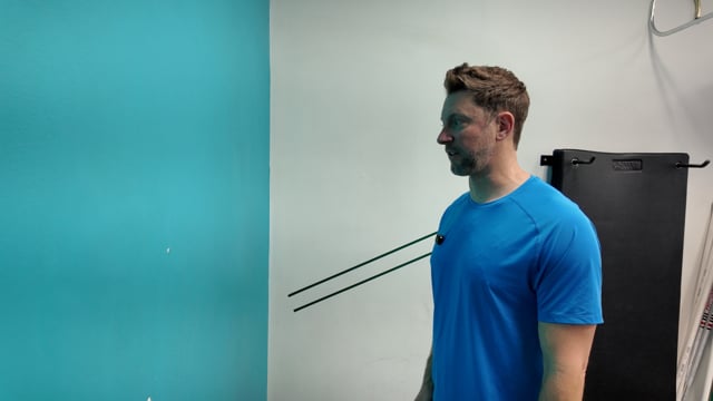 Wall wrist stretch