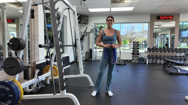 Resistance band wrist curls and extensions