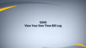 View Time Log