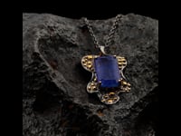 Astro West - Large Natural Tanzanite Pendant Necklace AWTANZ476 Video