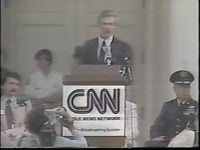 Ted Turner clip CNN launch dedicated to cable industry 1980