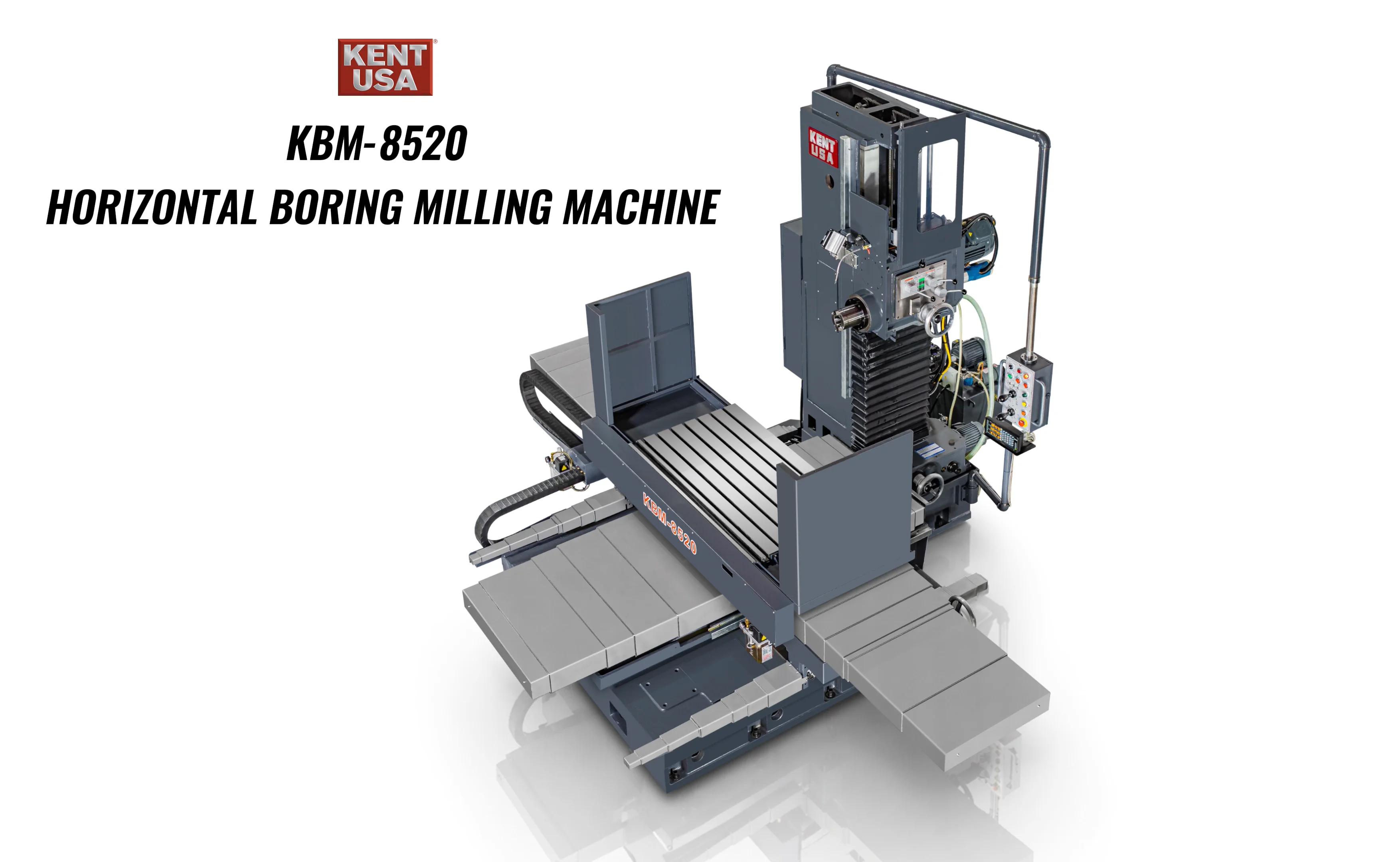 Buy KBM-8520 Horizontal Boring Mills - Kent Industrial USA