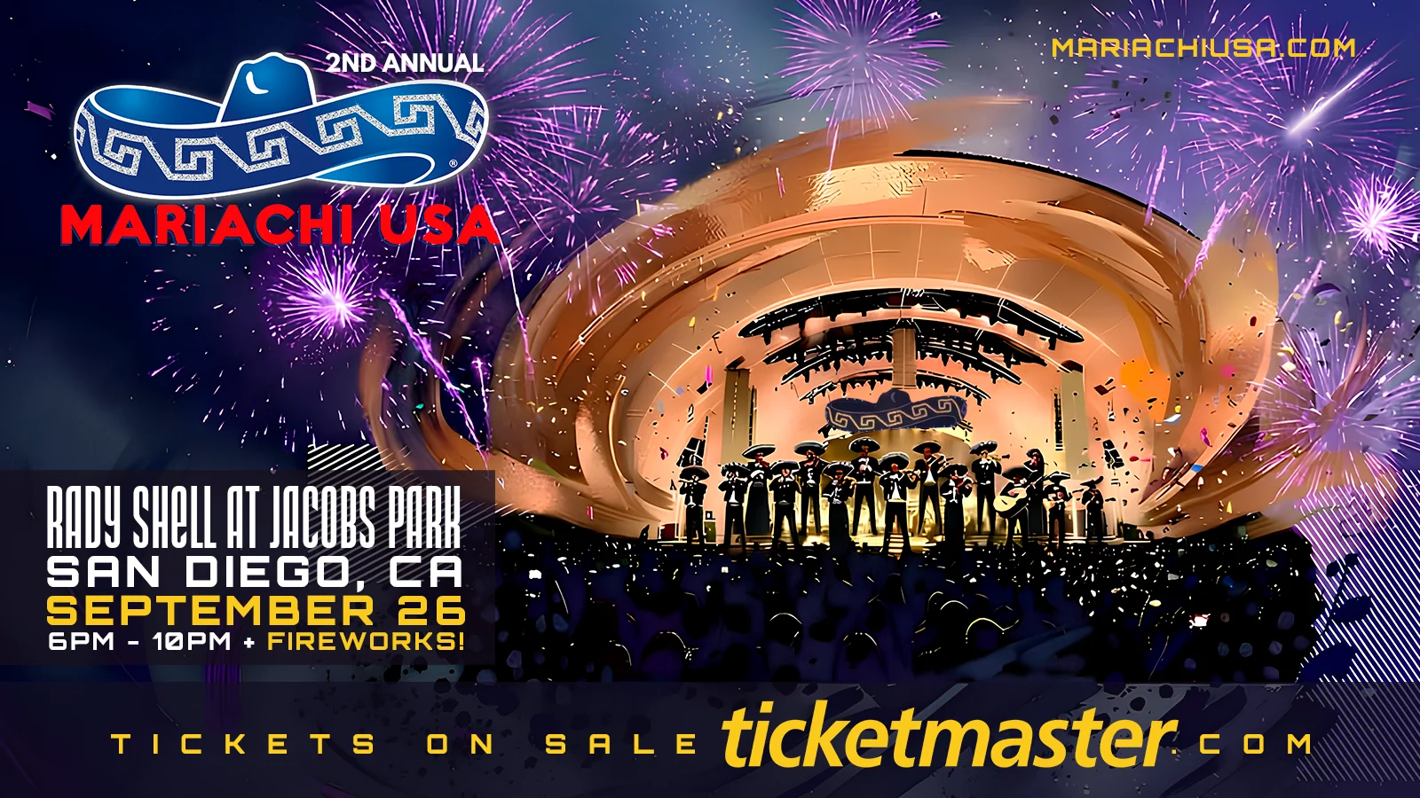 Buy Mariachi USA Tickets San Diego | Mariachi USA Rady Shell