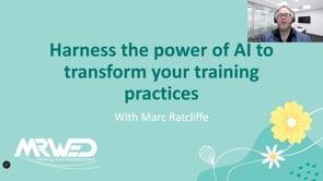 AI for Trainers: Harness the power of Artificial Intelligence to transform training practices