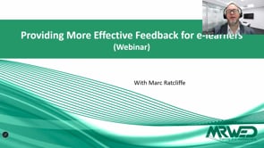 Providing effective feedback for e-learners
