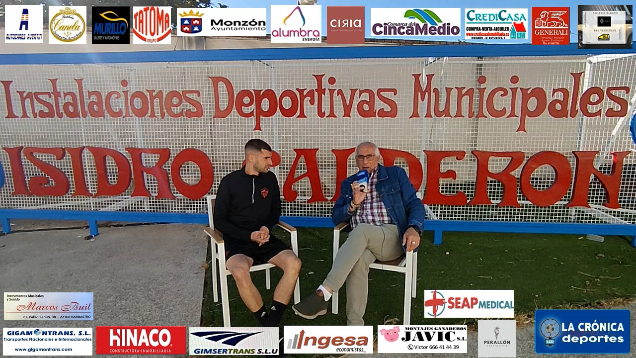 JAVI CLAVER ( CAPITÁN  AT.MONZÓN )  PREVIA   AT.MONZÓN ALUMBRA-CD CUARTE  3ª RFEF ÚLTIMA Y DECISIVA JORNADA
