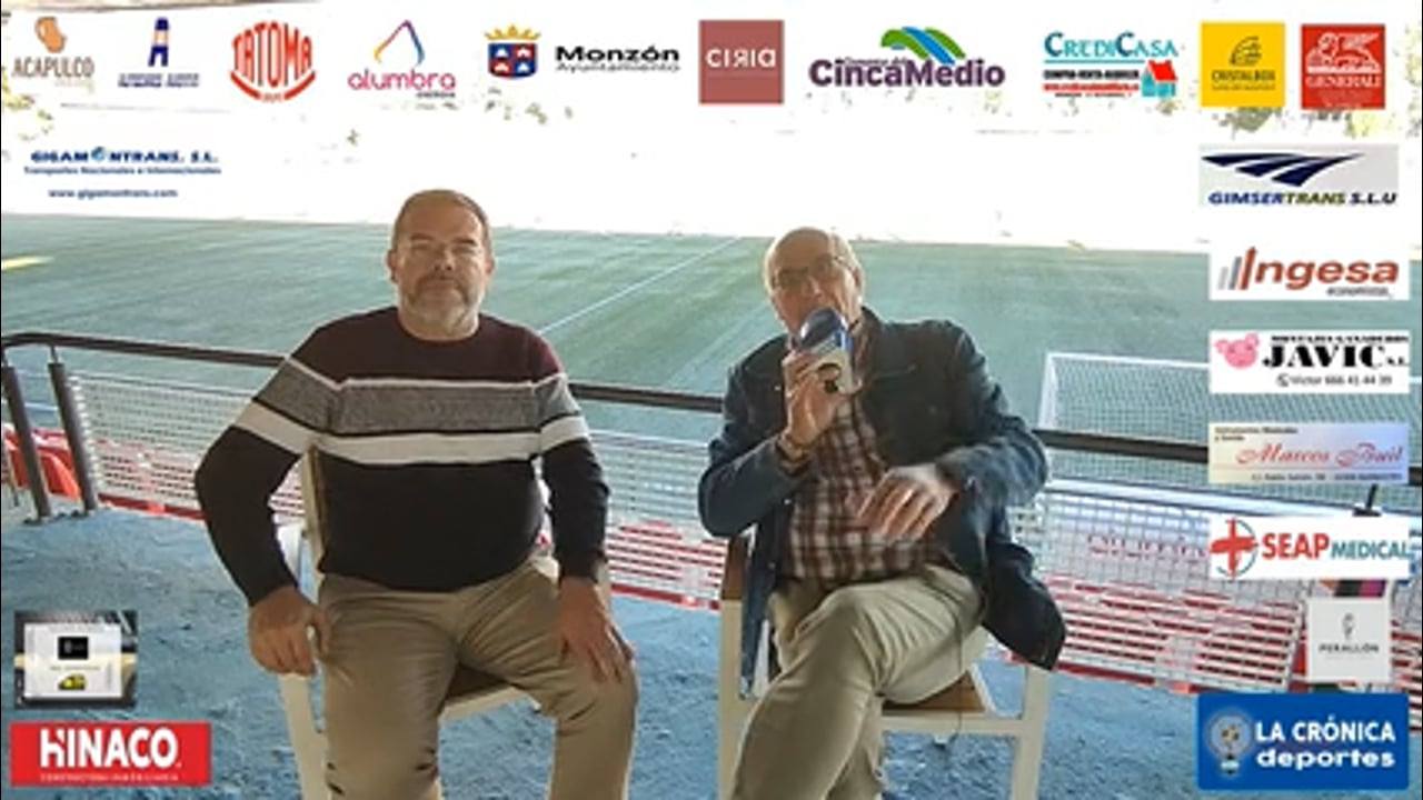 JAVIER  AVENTÍN  ARREGUI  ( PRESIDENTE AT.MONZÓN )  PREVIA  AT.MONZÓN  ALUMBRA-CD CUARTE  3ª RFEF   ÚLTIMA Y DECISIVA  JORNADA