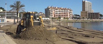 L'Escala comença a condicionar les platges, on només tornaran a funcionar els rentapeus