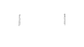 Lab-Grown Diamond Hoop Earrings in 10kt White Gold