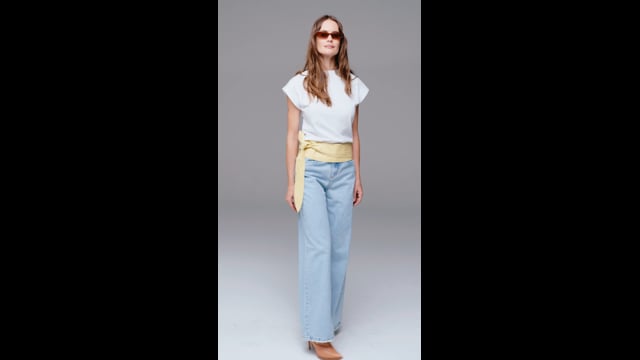 Faixa Couro Amarelo Isadora