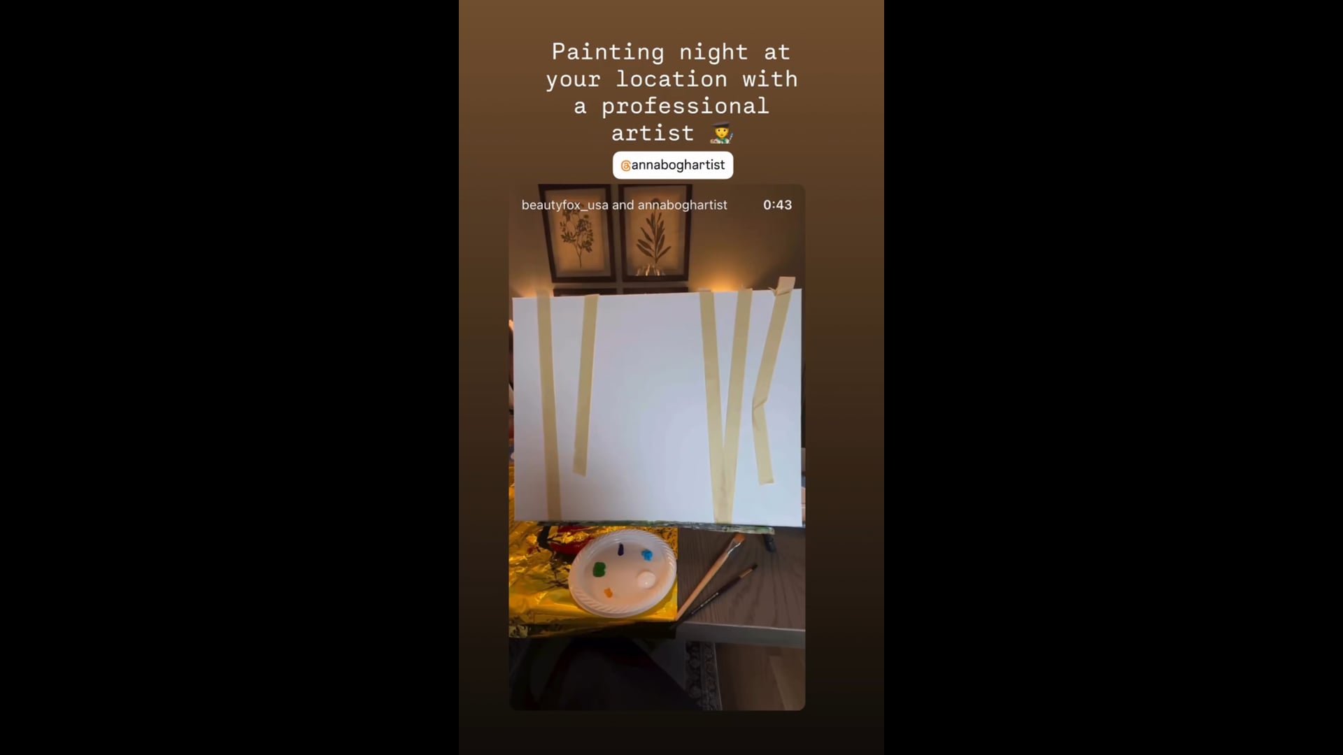 Promotional video thumbnail 1 for Private Paint Party (Three Peas)