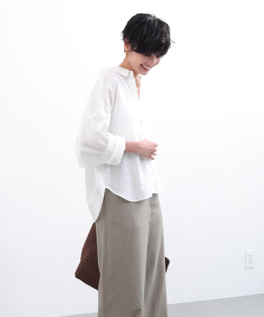 リネンレーヨンイージーパンツ / ハンドウォッシャブル【WEB限定サイズ
