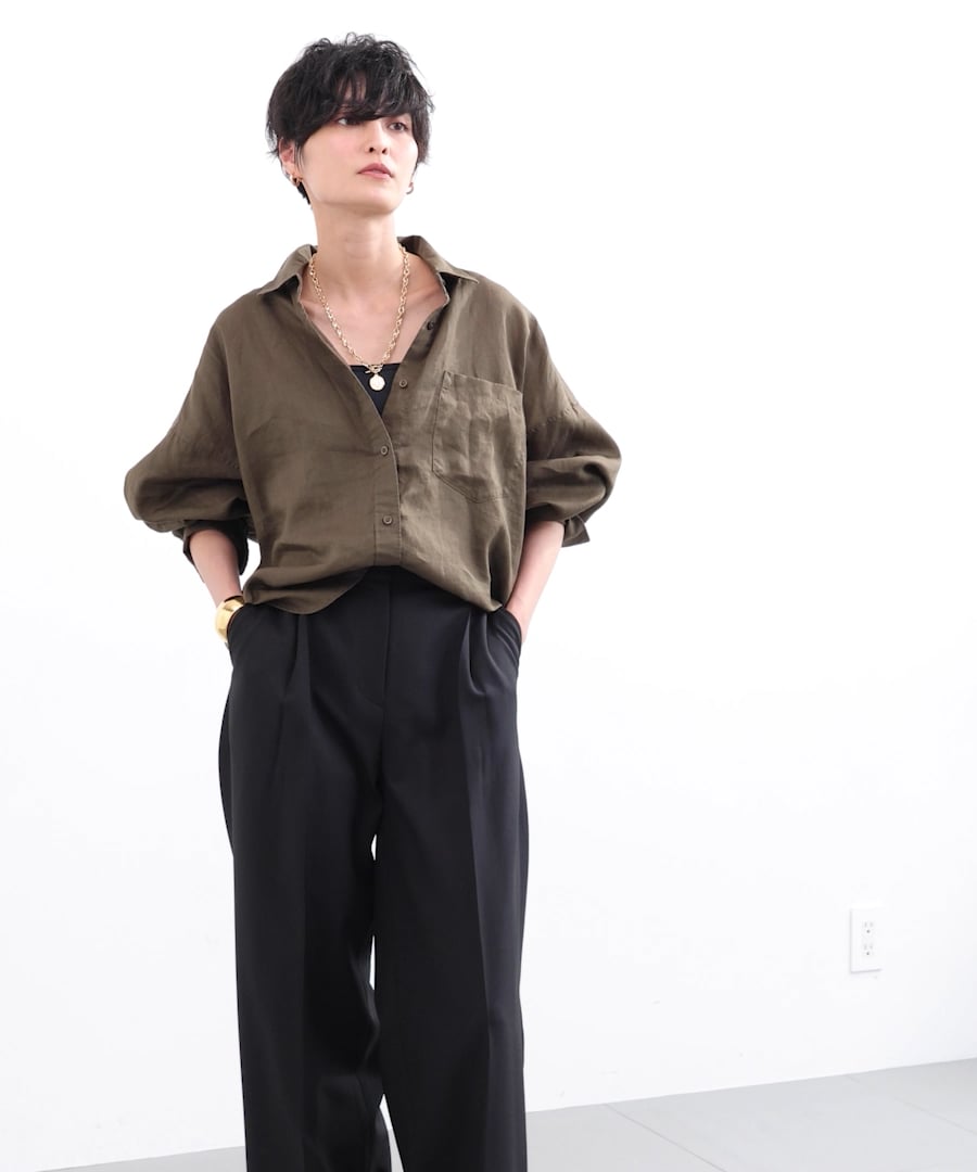 ラミードルマンブラウス タグ付き未使用 ストライプドルマンブラウス - ファッション通販ならセシール(cecile)