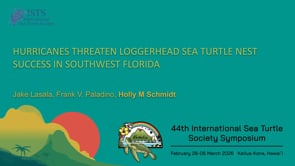 HURRICANES THREATEN LOGGERHEAD SEA TURTLE NEST SUCCESS IN SOUTHWEST FLORIDA