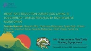 HEART RATE REDUCTION DURING EGG-LAYING IN LOGGERHEAD TURTLES REVEALED BY NON-INVASIVE MONITORING