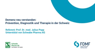 Demenz neu verstanden: Prävention, Diagnostik und Therapie in der Schweiz