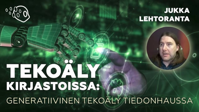 Tekoäly kirjastoissa: Generatiivinen tekoäly tiedonhaussa