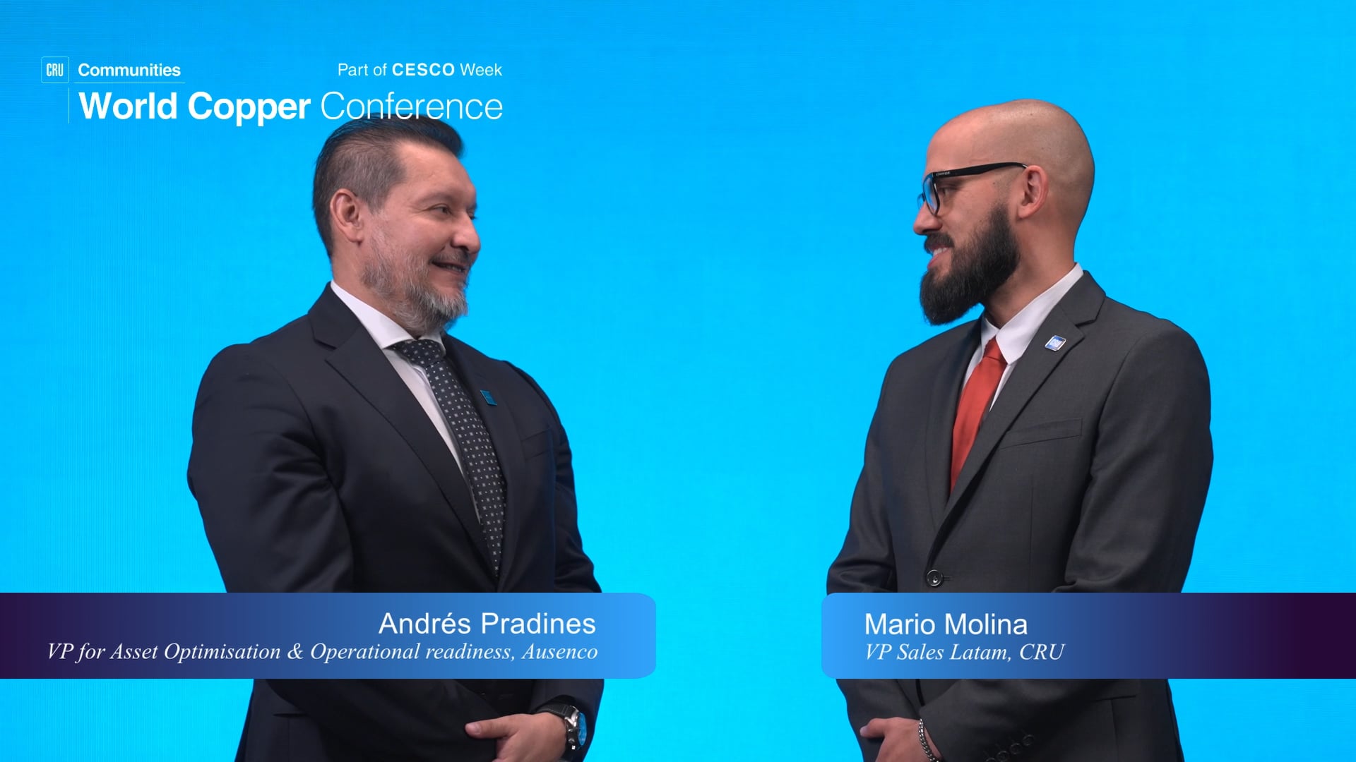 Andrés Pradines at World Copper Conference 2026