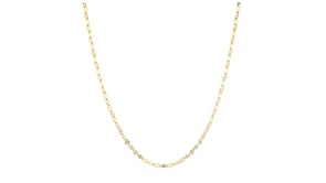 Italian 2.4mm 18kt Gold Over Sterling Lumachina-Chain Necklace