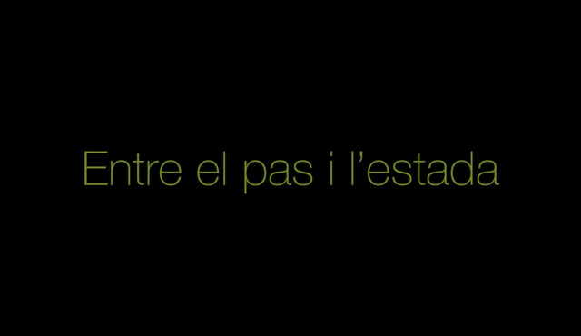 Entre el pas i l’estada