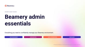 Beamery Admin Essentials Course